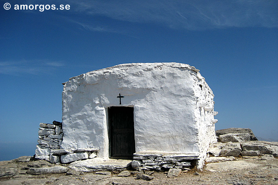 Profitis Ilias. Mount Krikelos. Stavros. Amorgos  Greece.