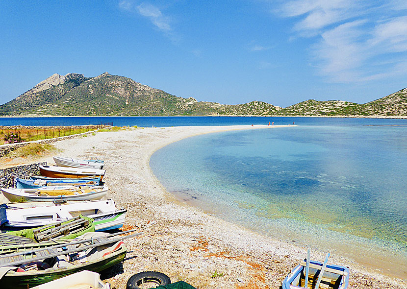 Agios Pavlos nära Egiali på Amorgos.